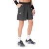 Asics กางเกงเทนนิสผู้ชาย Men’s Match Laser Cut 7In Short | Graphite Grey Night Energy ( 2041A421-020 ) - Image 6