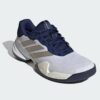 Adidas รองเท้าเทนนิสผู้ชาย Barricade 14 Tennis Shoes | Cloud White / Cyber Metallic / Dark Blue ( JR1743 ) - Image 2