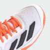 Adidas รองเท้าเทนนิสเด็ก Courtflash Kids | Lucid Orange / Cyber Metallic / Cloud White ( JR4450 ) - Image 8