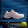 Adidas รองเท้าเทนนิสผู้หญิง Gamecourt 3 All Court Tennis Shoes | Distilled Pink / Distilled Pink / Cloud White ( KI3599 ) - Image 3