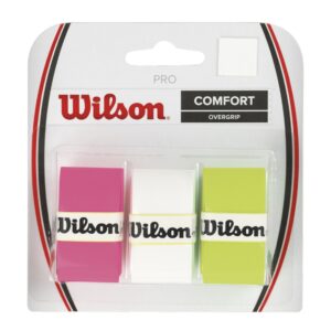 Wilson เทปพันด้าม / กริ๊ปพันด้ามไม้เทนนิส Pro Overgrip AST 3PK Racket Tennis  | Pink/White/Green ( WRZ401500 )