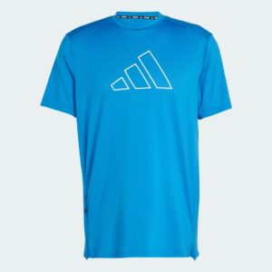 Adidas เสื้อกีฬาผู้ชาย Training TI 3B Tee | Bright Royal / White ( IN9815 )