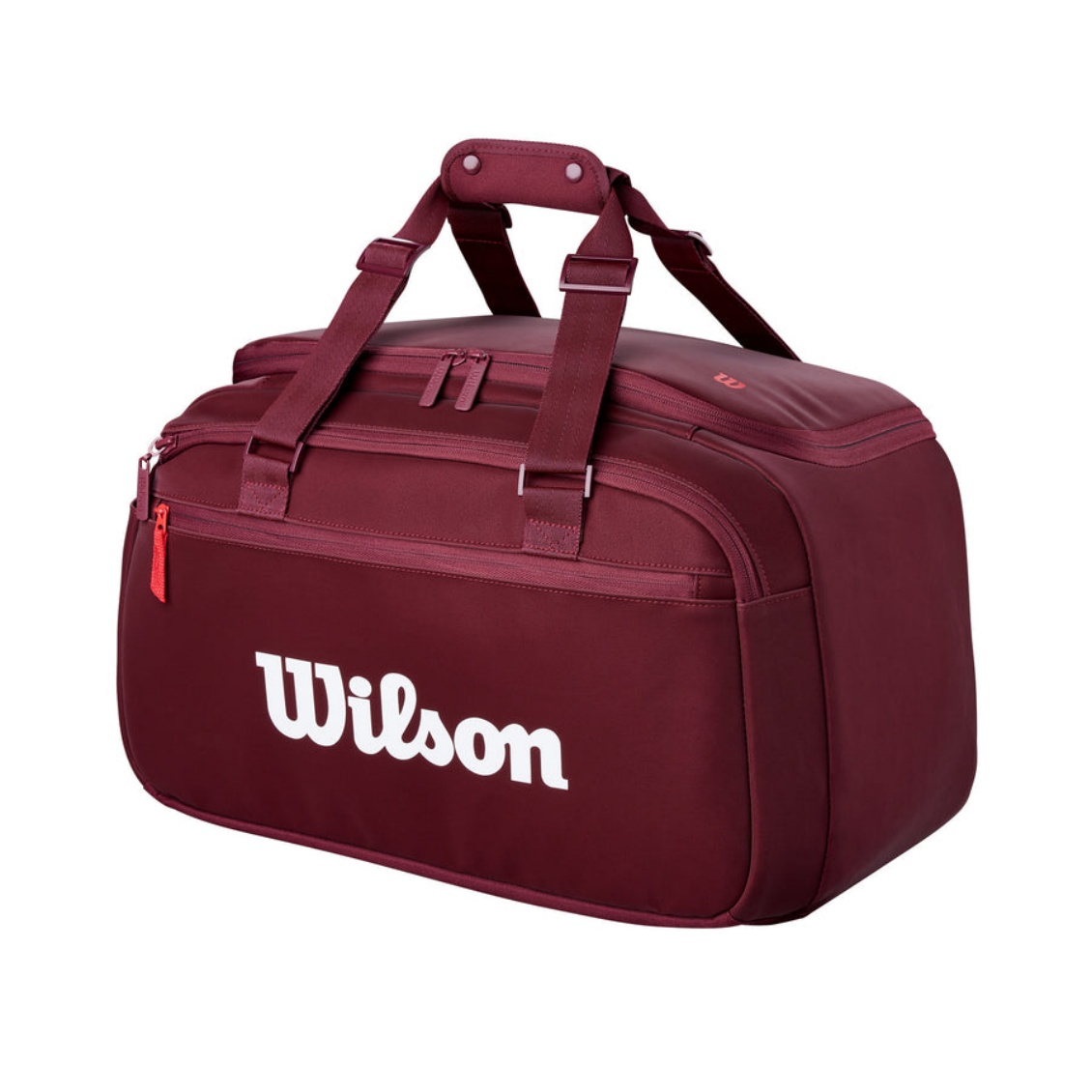 Wilson กระเป๋าเทนนิส Defyer V1 Small Tennis Duffel Tennis Bag | Adrenalyn Red ( WR8058201001 )