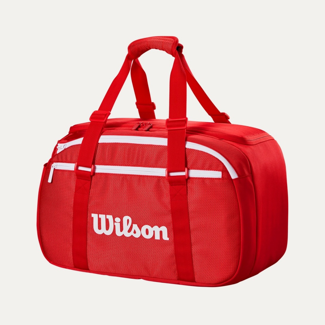 Wilson กระเป๋าเทนนิส Super Tour Red Small Duffel 2025 Tennis Bag | Red ( WR8037001001 )