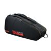 Wilson กระเป๋าเทนนิส Pro Staff Classic 6 Pack Tennis Bag | Black ( WR8051801001 )