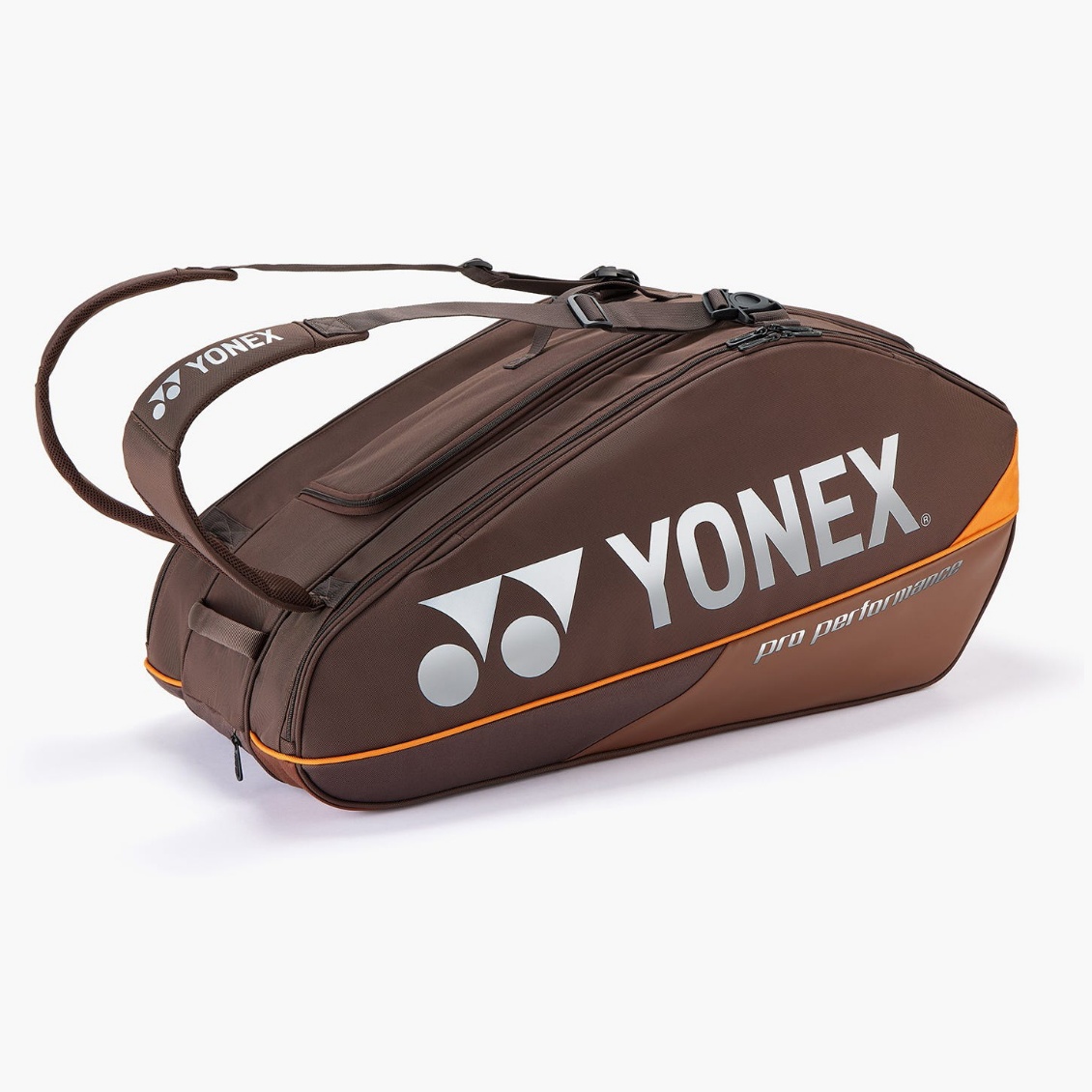 Yonex กระเป๋าเทนนิส Pro Racquet Bag (6pcs) | Espresso Brown ( BA92426EXESPBR )