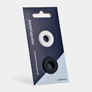 Nordicdots ยางกันสะเทือน Vibration Dampener | White/Black ( VDWTBK )