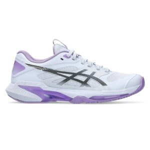 Asics รองเท้าเทนนิสผู้หญิง Solution Speed FF 4 Night Energy | Blue Fade/Gunmetal ( 1042A313-400 )