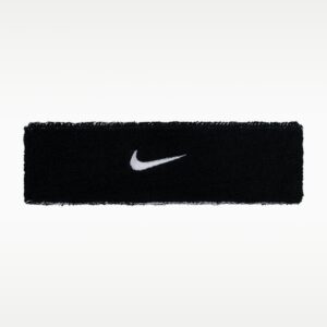 Nike แถบรัดศีรษะเทนนิส Swoosh classic Headband | Black/White/Black ( N.101.2412.036 )