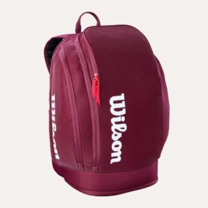 Wilson กระเป๋าเป้เทนนิส Defyer V1 Super Tour Backpack Tennis Bag | Adrenalyn Red ( WRB0000901 )