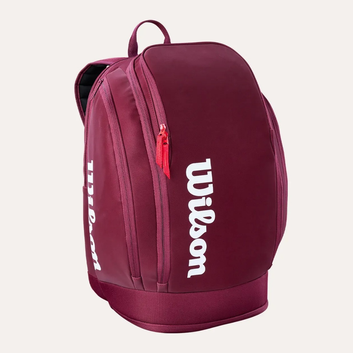 Wilson กระเป๋าเป้เทนนิส Defyer V1 Super Tour Backpack Tennis Bag | Adrenalyn Red ( WRB0000901 )