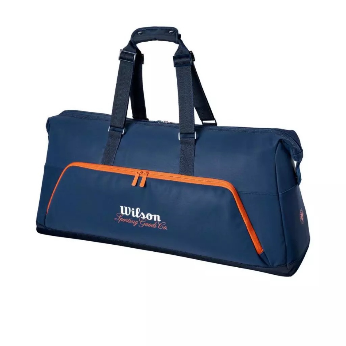 Wilson กระเป๋าเทนนิส Roland Garros 2026 Large Duffel Tennis Bag | Navy/Clay ( WR8054101001 )