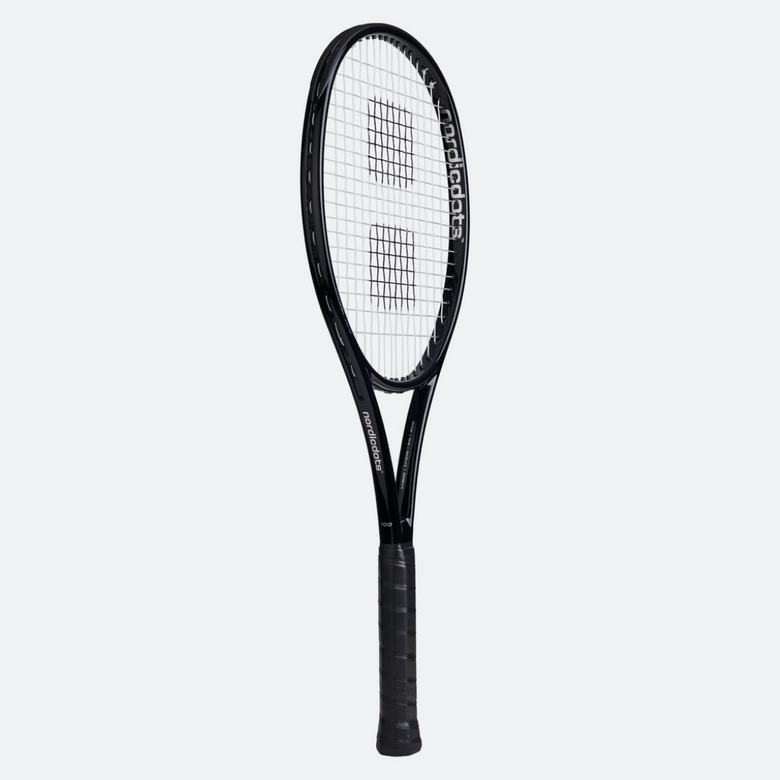 Nordicdots ไม้เทนนิส Model 100 Tennis Racket | Black Gloss ( MODEL100BKGLS )
