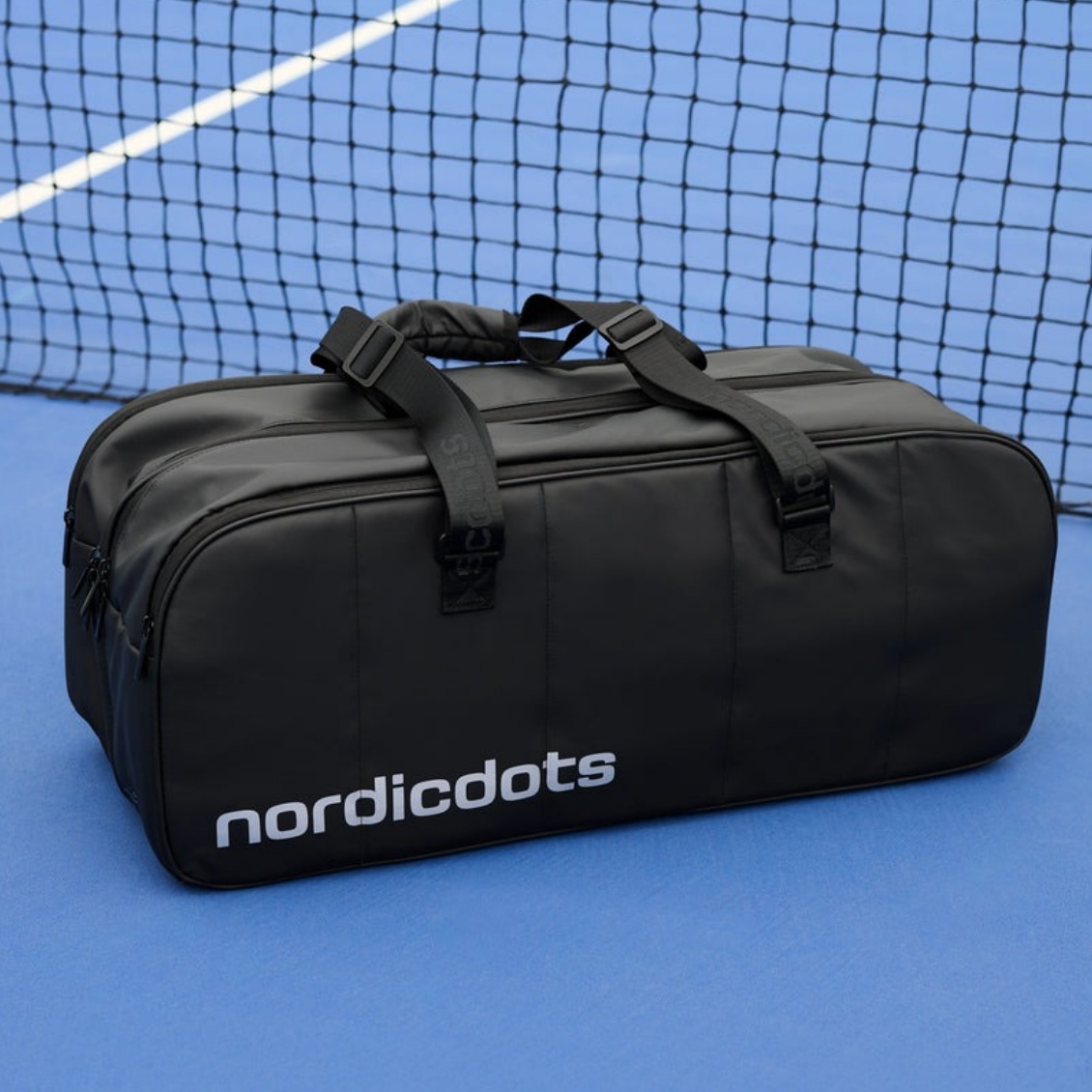 Nordicdots กระเป๋าเทนนิส Duffel Bag 10 Tennis Bag | Black ( DTB10BK ) - Image 2