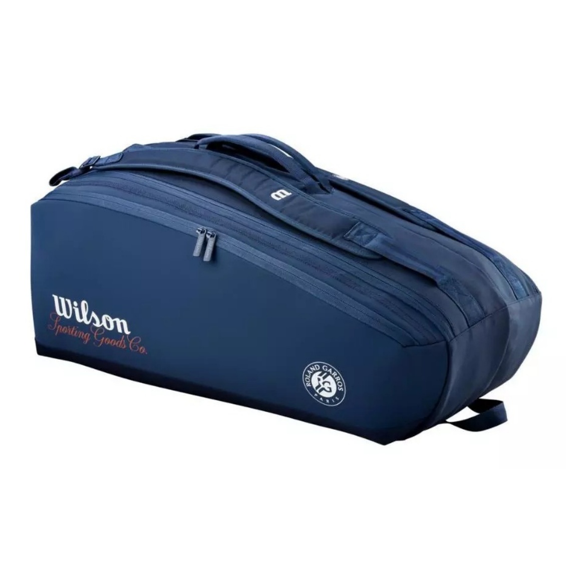 Wilson กระเป๋าเทนนิส Roland Garros 2026 Session Soire 9PK Tennis Bag | Navy ( WR8053801001 )
