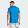 Adidas เสื้อกีฬาผู้ชาย Training TI 3B Tee | Bright Royal / White ( IN9815 ) - Image 4