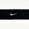 Nike แถบรัดศีรษะเทนนิส Swoosh classic Headband | Black/White/Black ( N.101.2412.036 ) - Image 4