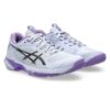 Asics รองเท้าเทนนิสผู้หญิง Solution Speed FF 4 Night Energy | Blue Fade/Gunmetal ( 1042A313-400 ) - Image 2