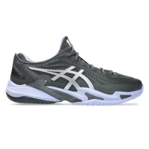 Asics รองเท้าเทนนิสผู้ชาย Men's Court FF 3 Night Energy | Graphite Grey/Pure Silver ( 1041A569-020 )