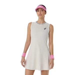 Asics ชุดเดรสเทนนิสผู้หญิง Women's Game Dress | Soft Oat ( 2042A444-250 )