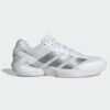 Adidas รองเท้าเทนนิสผู้ชาย Adizero Ubersonic 5 Tennis Shoes | Cloud White / Tech Grey Metallic / Maroon ( KK4409 )
