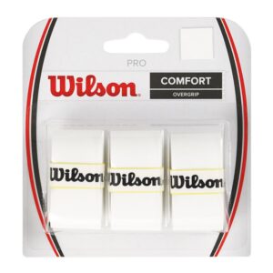 Wilson เทปพันด้าม / กริ๊ปพันด้ามไม้เทนนิส Pro Overgrip Perforated Tape Racket Tennis  | White ( WRZ4005WH )
