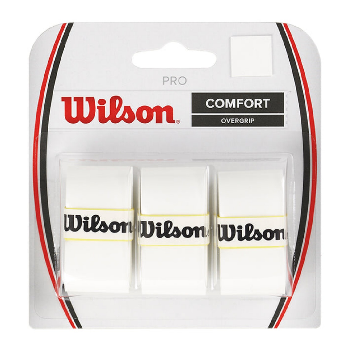 Wilson เทปพันด้าม / กริ๊ปพันด้ามไม้เทนนิส Pro Overgrip Perforated Tape Racket Tennis  | White ( WRZ4005WH )