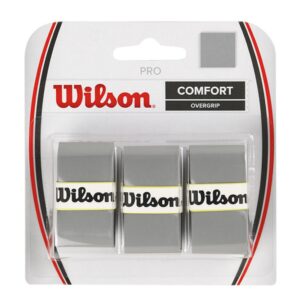 Wilson เทปพันด้าม / กริ๊ปพันด้ามไม้เทนนิส Pro Overgrip Tape Racket Tennis  | Grey ( WRZ4014SI )