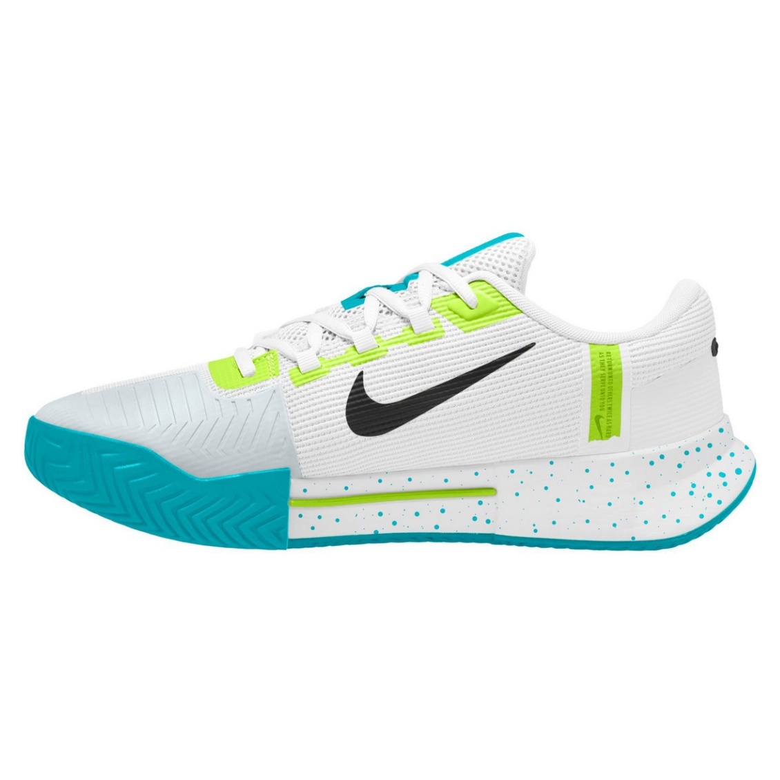 Nike รองเท้าเทนนิสผู้ชาย Zoom GP Challenge 1.5 HC | White/Energy-Dark Concord-Pure Platinum ( IQ5180-102 ) - Image 3