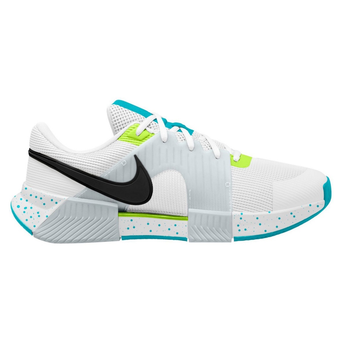 Nike รองเท้าเทนนิสผู้ชาย Zoom GP Challenge 1.5 HC | White/Energy-Dark Concord-Pure Platinum ( IQ5180-102 ) - Image 2