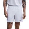 Nike กางเกงเทนนิสผู้ชาย Men's Court Victory Dri-Fit 7" Tennis Shorts | White/Black ( FD5381-100 )