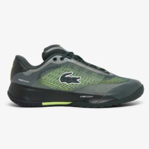 Lacoste รองเท้าเทนนิสผู้ชาย Men's AG-LT Pro x Daniil Medvedev  | Dark Green & Yellow ( 52SMA0066-AB3 )