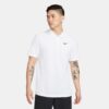 Nike เสื้อเทนนิสผู้ชาย Men's Court Dri-FIT Tennis Polo | White/Black ( DH0858-100 ) - Image 2