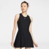 Nike ชุดเดรสเทนนิสผู้หญิง Women's Victory Tennis Dress | Black/White ( FQ1781-010 )