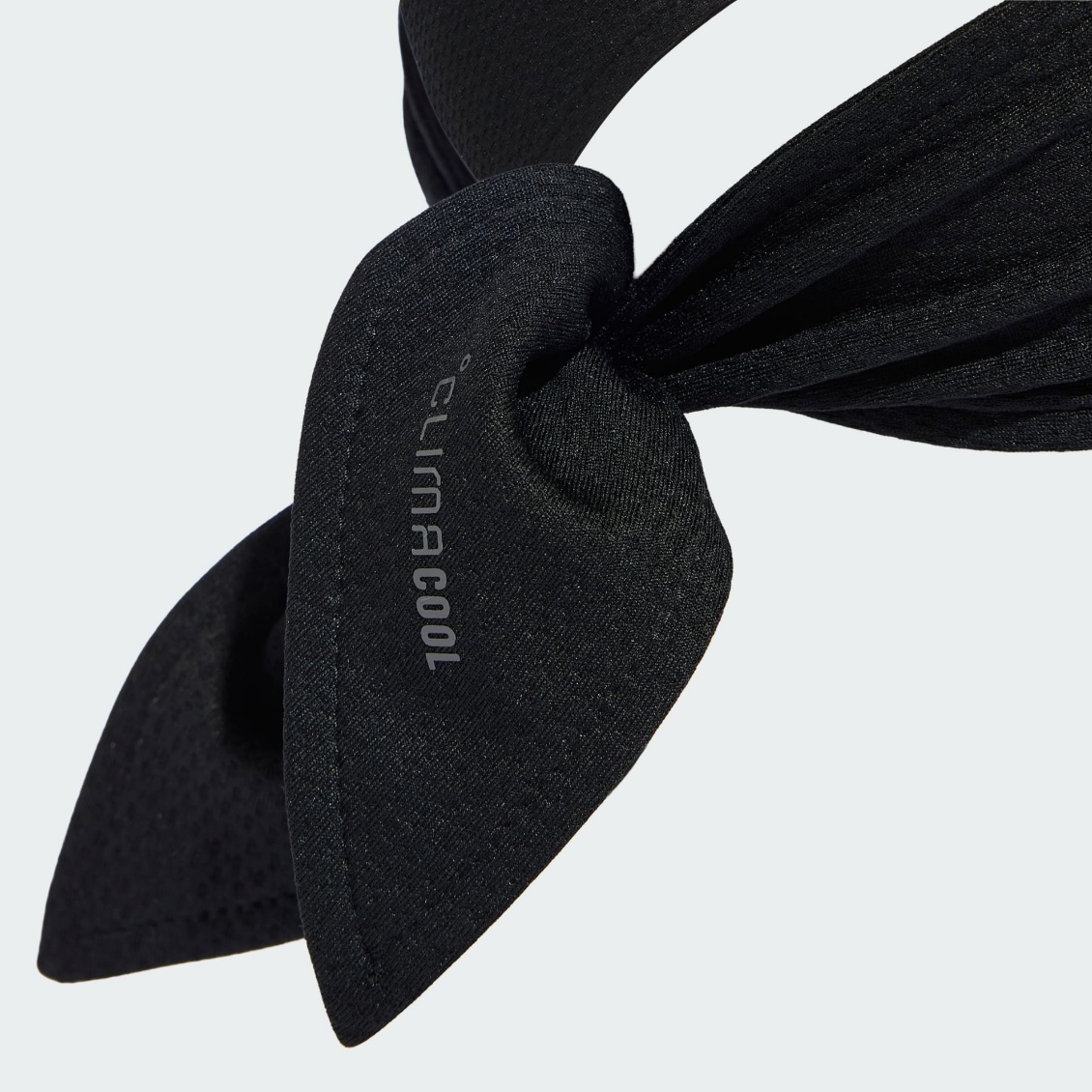 Adidas แถบรัดศีรษะเทนนิส Climacool Tennis Tieband | Black / Iron Metallic ( KV9216 ) - Image 3