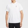 Nike เสื้อเทนนิสผู้ชาย Men's Court Advantage Dri-Fit Tennis Polo | White/White/Black ( FZ6908-100 )