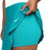 Nike กระโปรงเทนนิสผู้หญิง Women's Victory Dri-FIT Flouncy  Tennis Skirt  | Energy/White ( FD6529-300 ) - Image 4