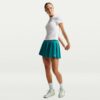 Nike กระโปรงเทนนิสผู้หญิง Women's Court Advantage  Dri-FIT Pleated Tennis Skirt | Bright Spruce/White ( FZ6513-372 ) - Image 5