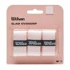 Wilson เทปพันด้าม/กริ๊ปพันด้ามไม้เทนนิส Slam Overgrip 3 Pack Overgrip Tape Racket Tennis | Pink ( WR8436501001 )
