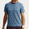 Nike เสื้อเทนนิสผู้ชาย Men's Court Advantage Dri-Fit Tennis Top | New Slate/New Slate/White ( IM6085-438 )
