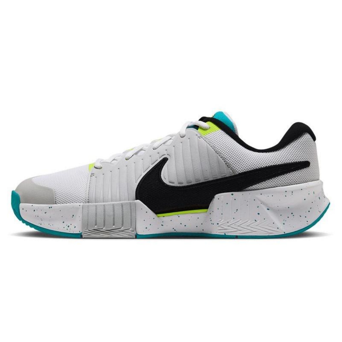 Nike รองเท้าเทนนิสผู้ชาย Zoom GP Challenge Pro HC | White/Black-Volt-Energy ( IF7052-103 )