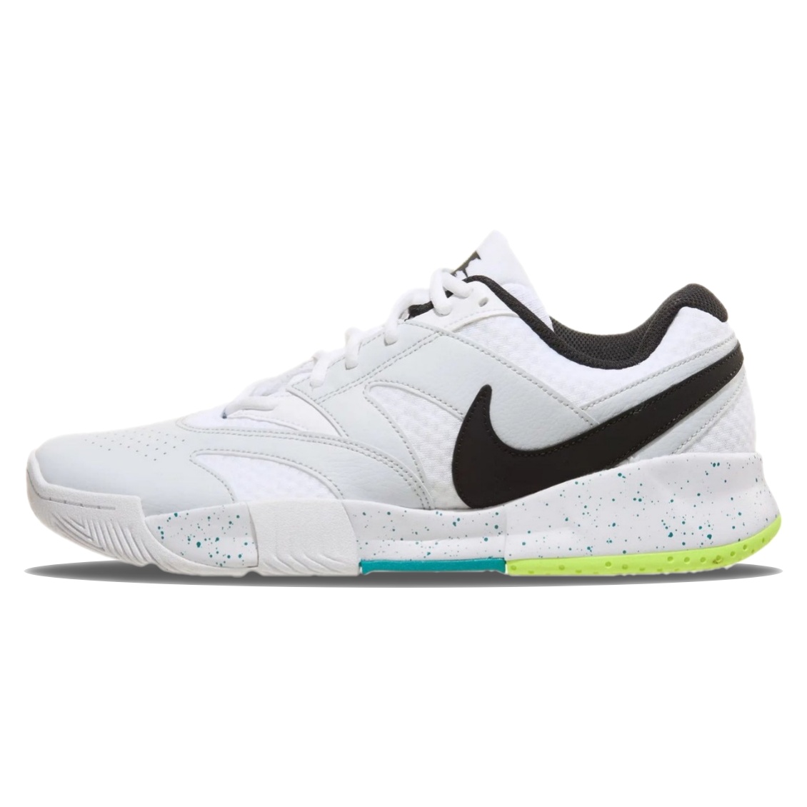 Nike รองเท้าเทนนิสผู้ชาย Court Lite 4 | White/Black-Volt-Energy ( FD6574-125 )