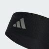 Adidas แถบรัดศีรษะเทนนิส Climacool Tennis Tieband | Black / Iron Metallic ( KV9216 ) - Image 4