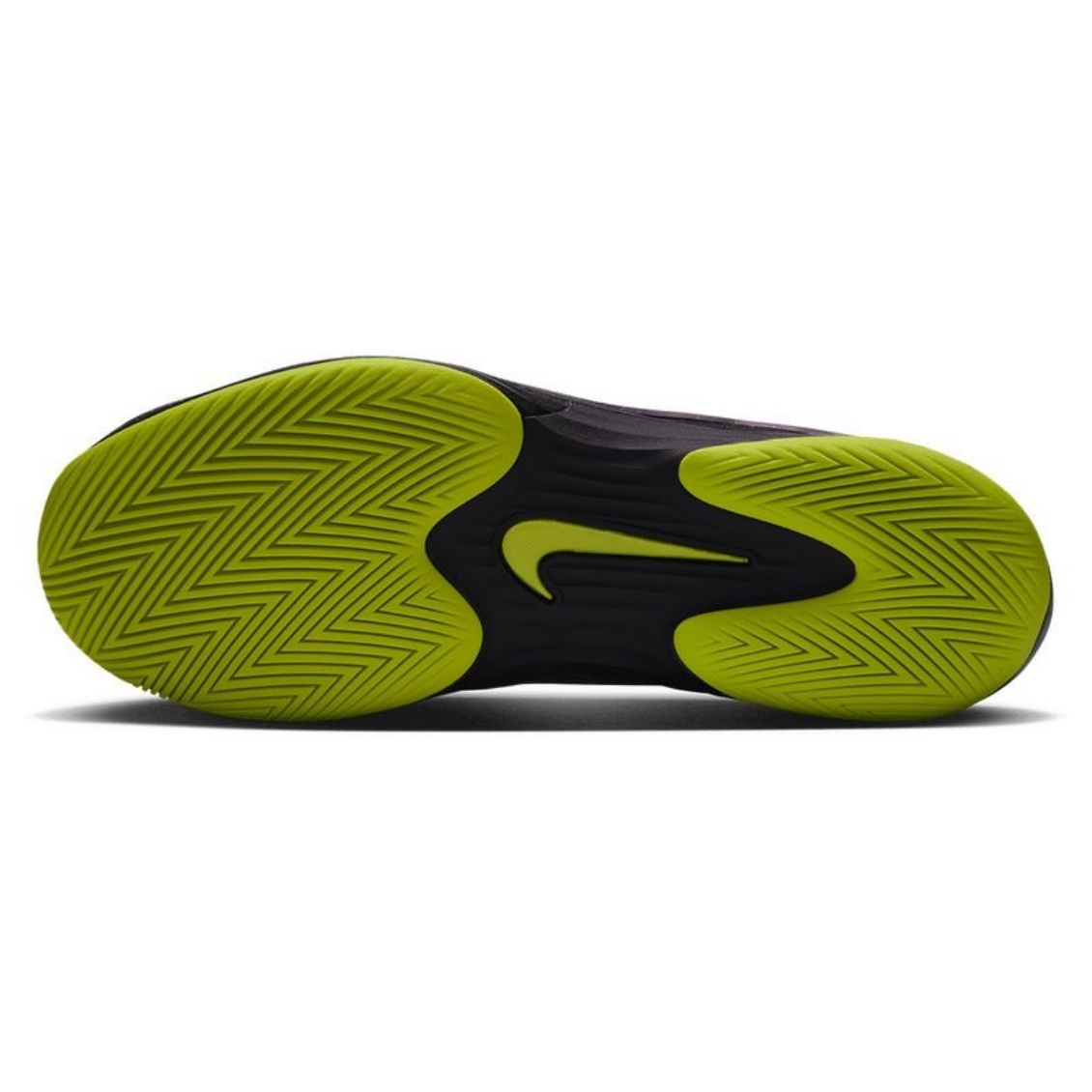 Nike รองเท้าเทนนิสผู้ชาย Zoom Vapor 12 Clay Court | Black/Lemon Venom/Purple Dynasty ( JA6917-001 ) - Image 5