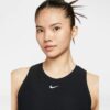 Nike ชุดเดรสเทนนิสผู้หญิง Women's Victory Tennis Dress | Black/White ( FQ1781-010 ) - Image 4