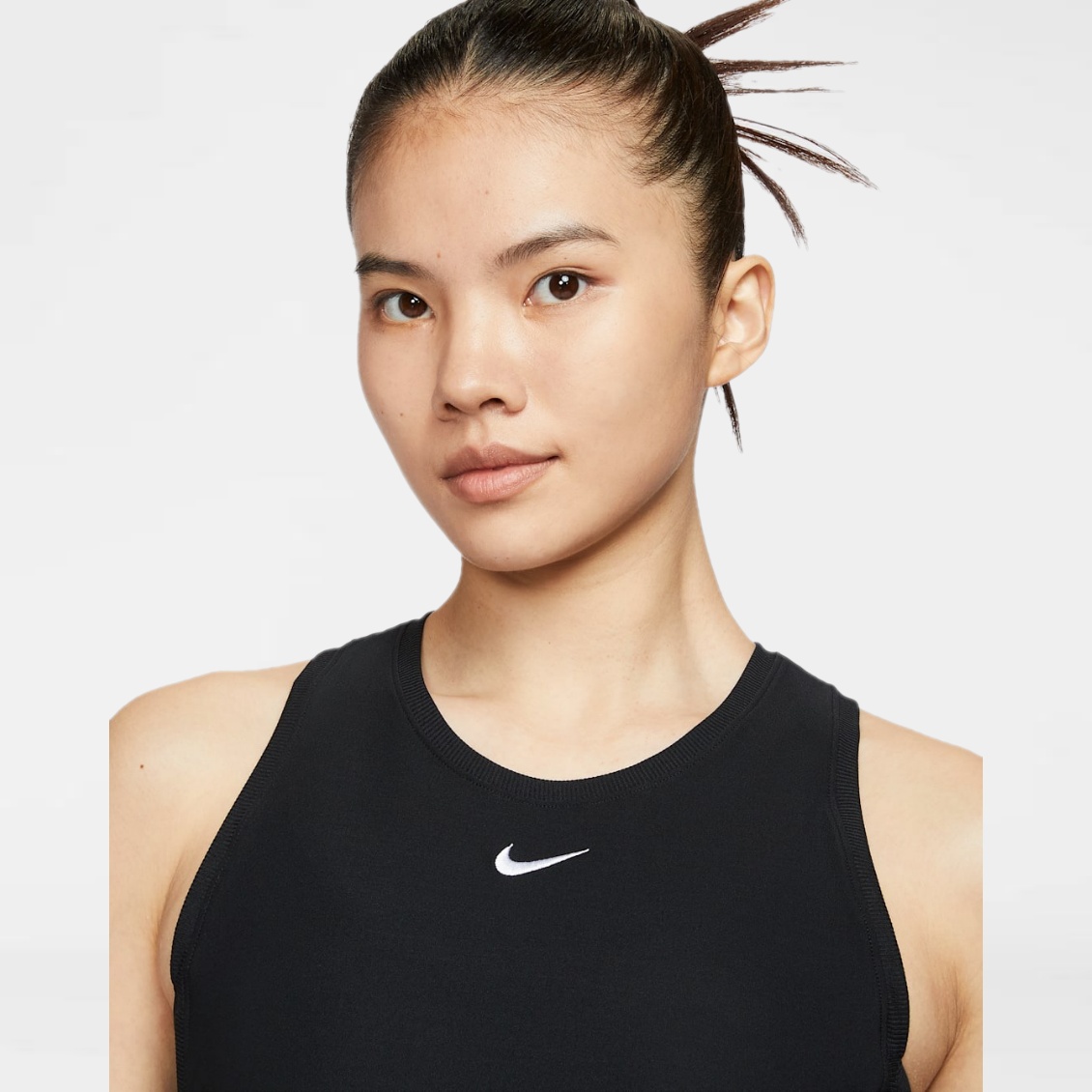 Nike ชุดเดรสเทนนิสผู้หญิง Women's Victory Tennis Dress | Black/White ( FQ1781-010 ) - Image 4