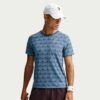 Nike เสื้อเทนนิสผู้ชาย Men's Court Advantage Dri-Fit Tennis Top | New Slate/New Slate/White ( IM6085-438 ) - Image 3