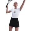 Nike กระโปรงเทนนิสผู้หญิง Women's Victory Dri-FIT Straight Tennis Skirt  | Black/White ( FD5575-010 ) - Image 7