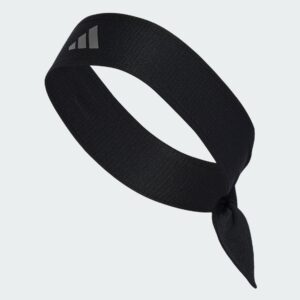 Adidas แถบรัดศีรษะเทนนิส Climacool Tennis Tieband | Black / Iron Metallic ( KV9216 )