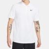 Nike เสื้อเทนนิสผู้ชาย Men's Court Dri-FIT Tennis Polo | White/Black ( DH0858-100 )
